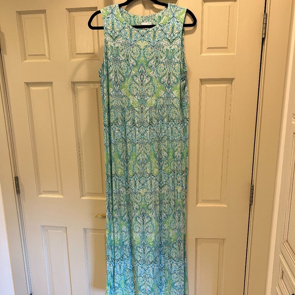 JJill Sleeveless Maxi Dress, Size M Tall